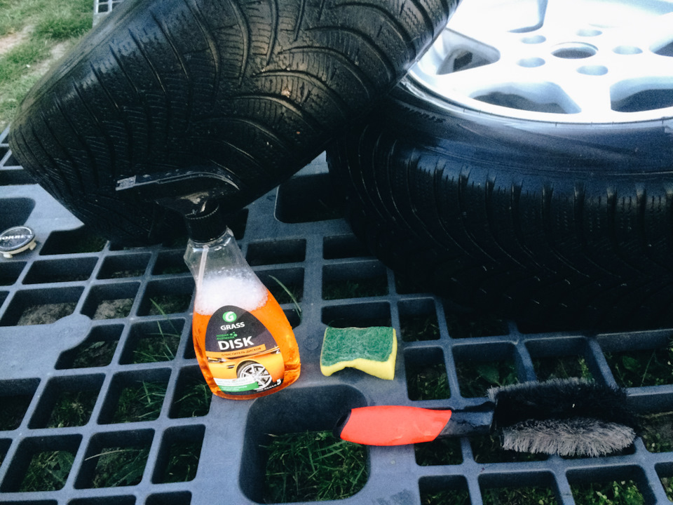 Перевзуття на літо . Тест хімії Grass Disk Cleaner 3