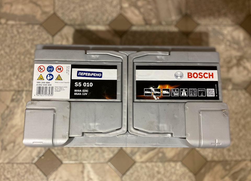Заміна АКБ BMW e46 BOSCH S5 85Ah 800A 4