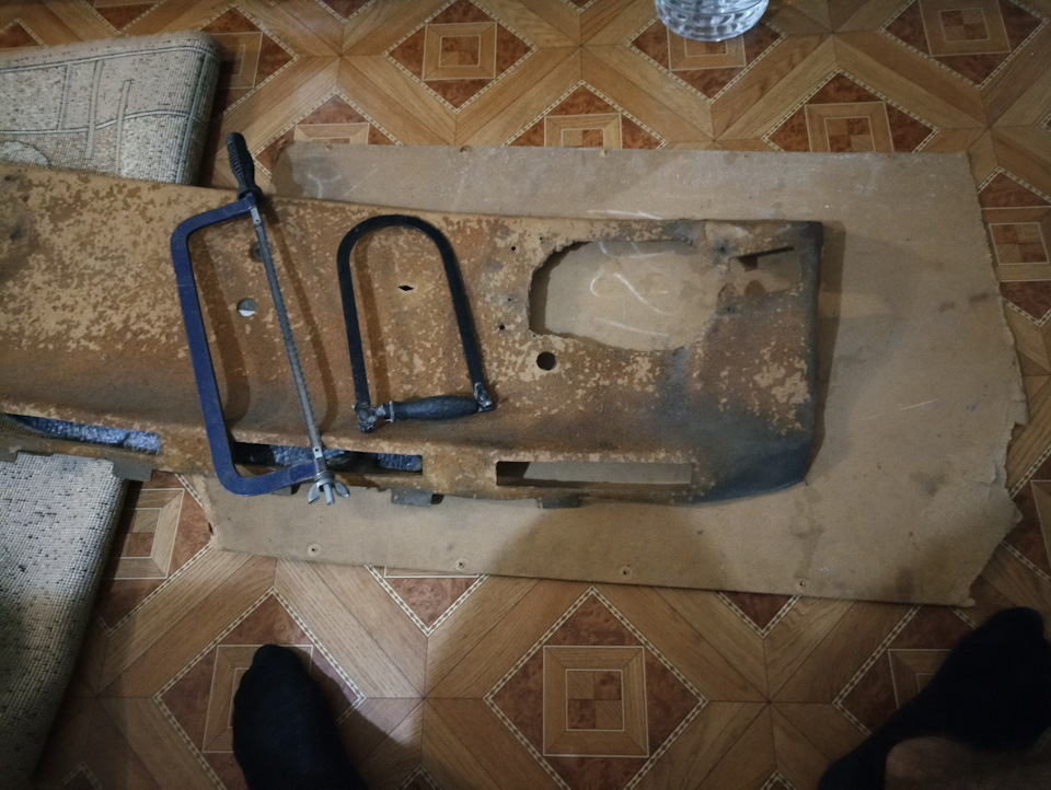 Восстановление задней полки под динамики 2