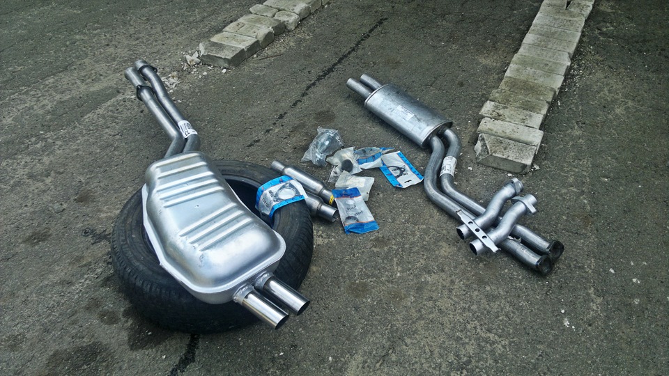 Вихлоп BMW E36 stage 2 4