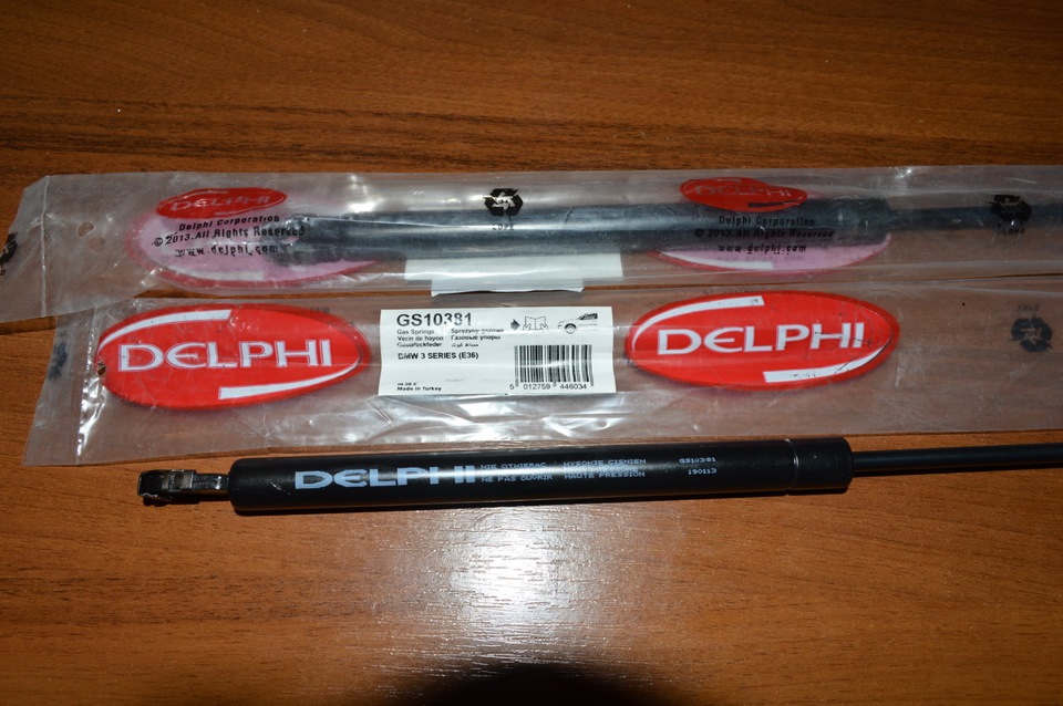 Амморти капота Delphi GS10381 1