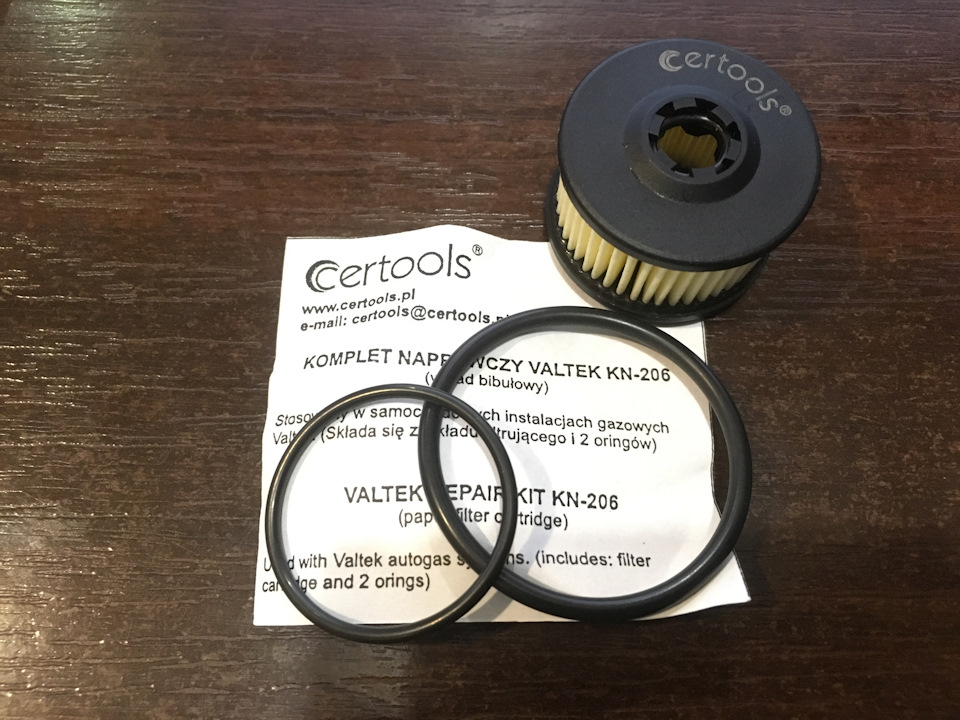 Фільтра Certools / Valtek Repair Kit KN-206 в редуктор RAM Mercury 02L HP-LPG 1