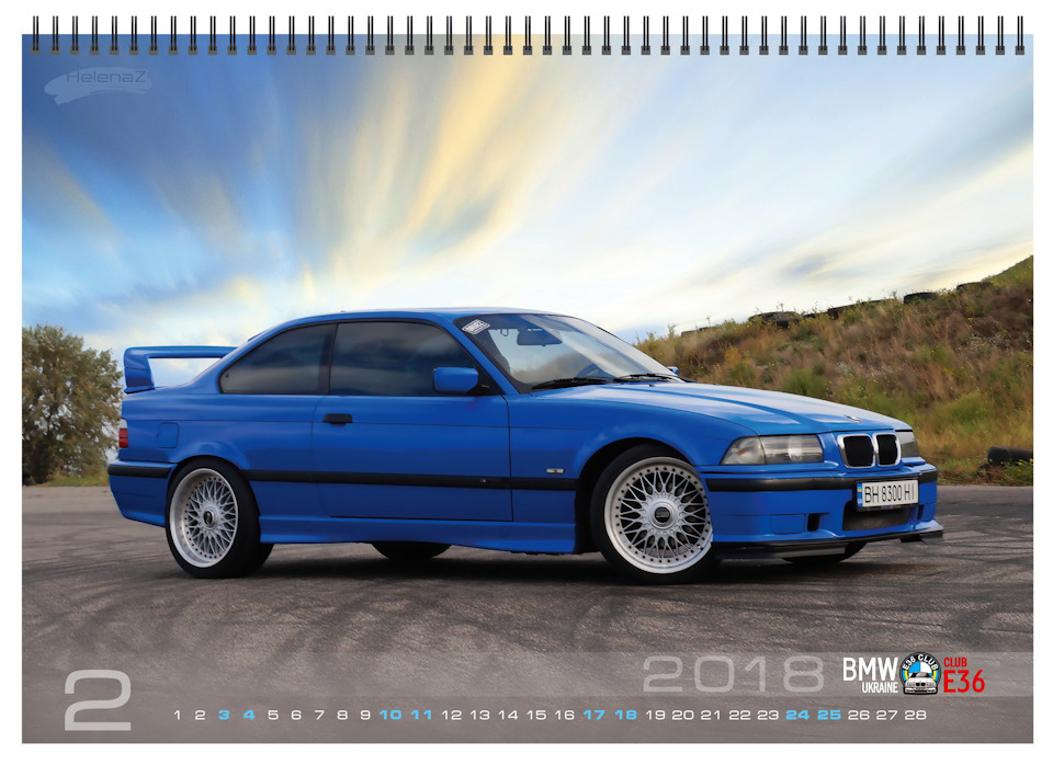Календар BMW E36. Готовий! 4
