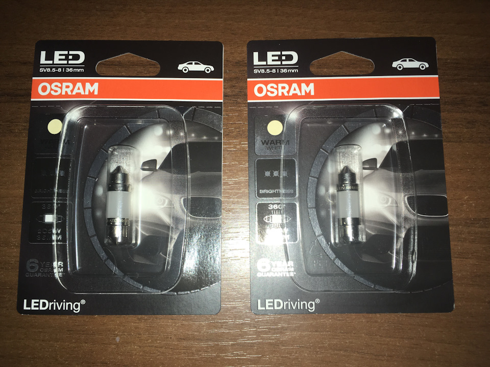 Лампа в подсветку багажника OSRAM 6498WW-01B (36 мм) 1