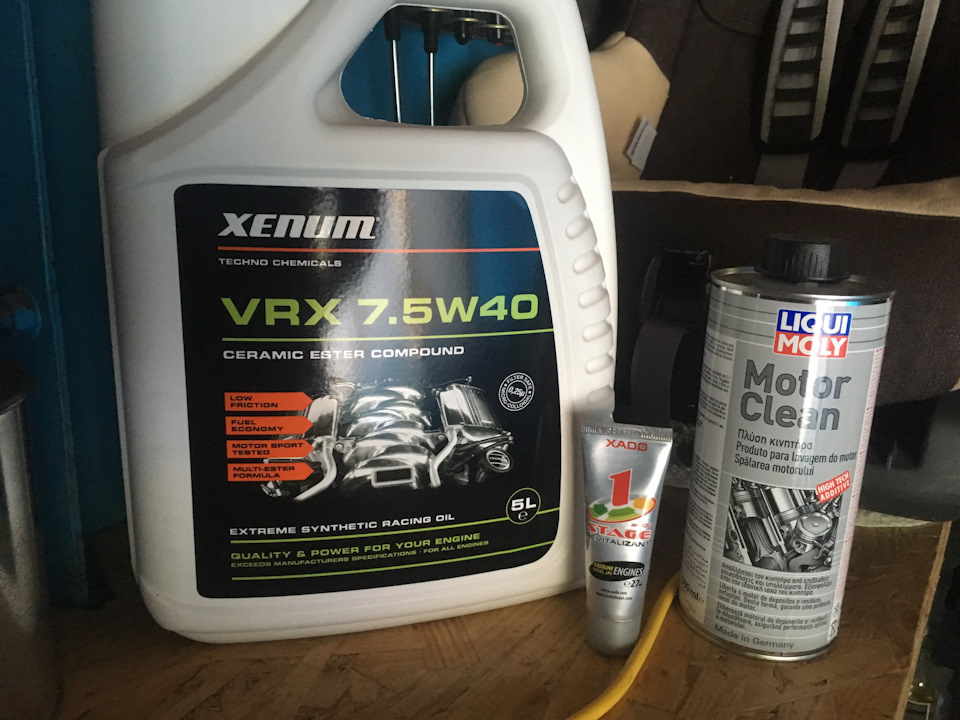 ТО: заміна мастила Xenum VRX 7.5W40 та всіх фільтрів 1