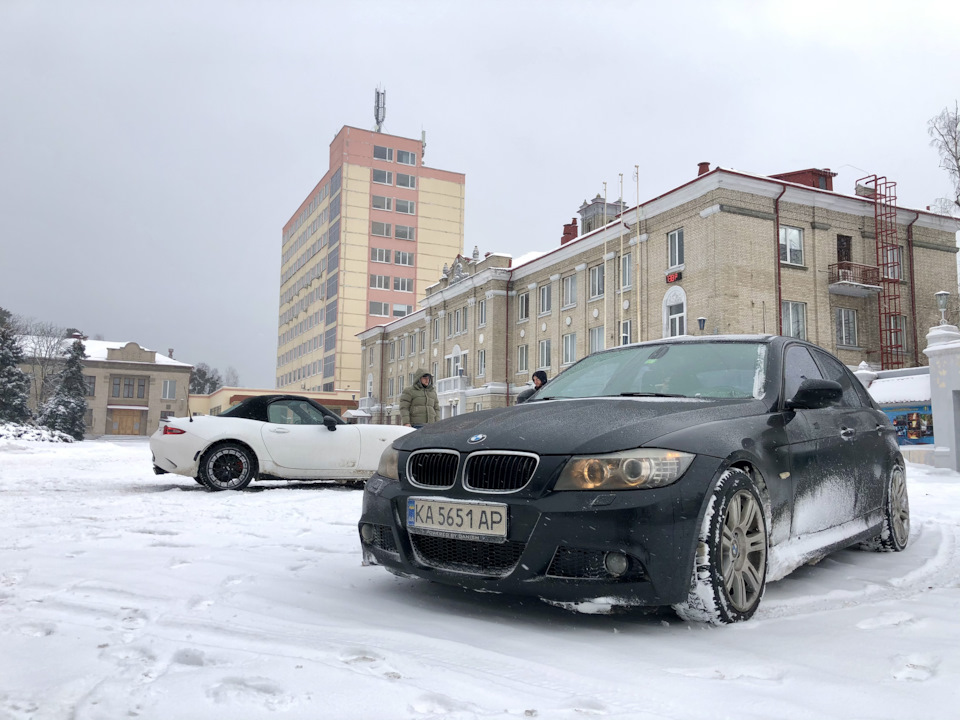 Зимові покатухи, звук на downpipe 1