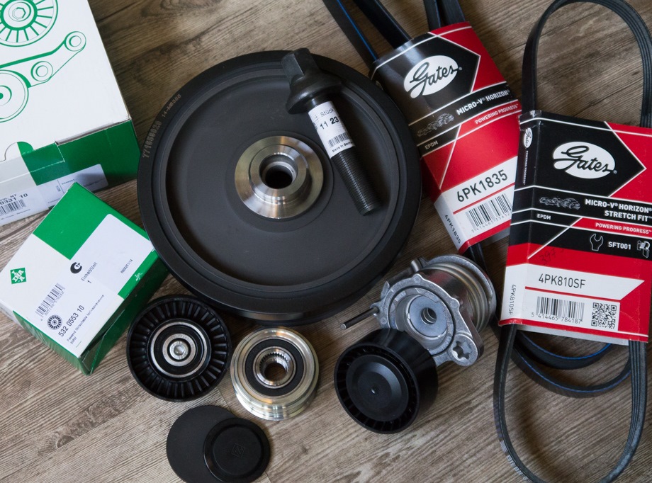 Заміна всіх роликів, ременів та ATF в ГУР 3