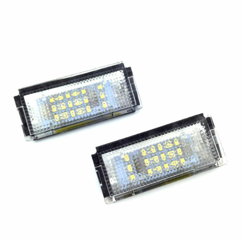 Чорні ніздрі (глянець) та LED освітлення номера на BMW E46 sedan 98' 4