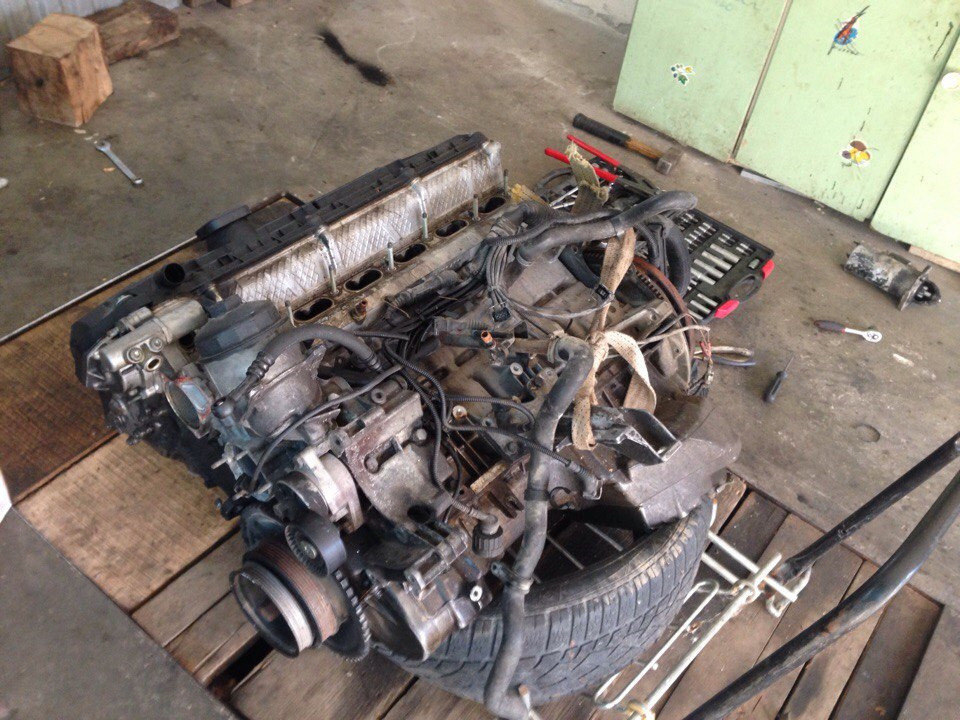 Установка мотора M52B28 в кузов e30. Swap M52B28 4