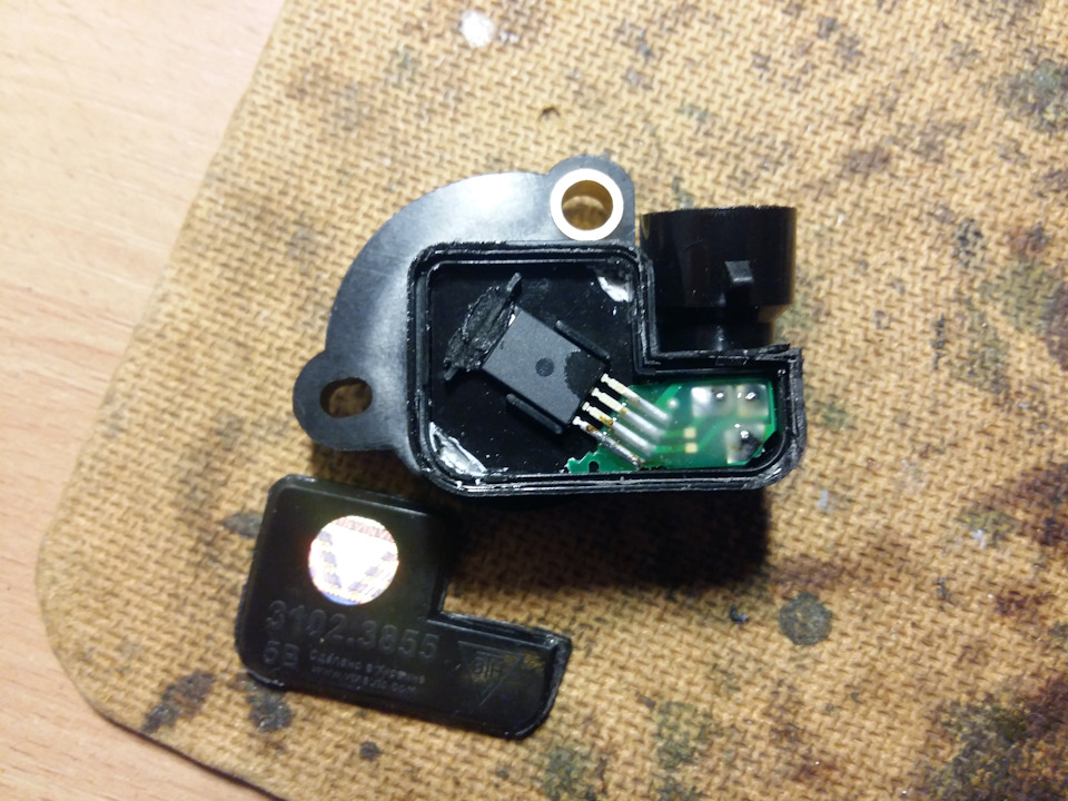 Соntactless 3302.3855 sensor of mass flow of air 3