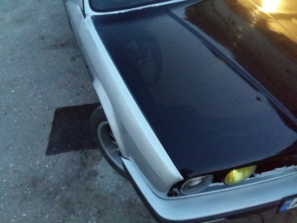 Win with metal-plastic front fender - part 3 4