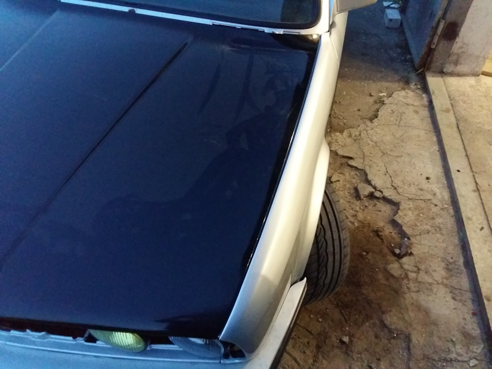 Win with metal-plastic front fender - part 3 3