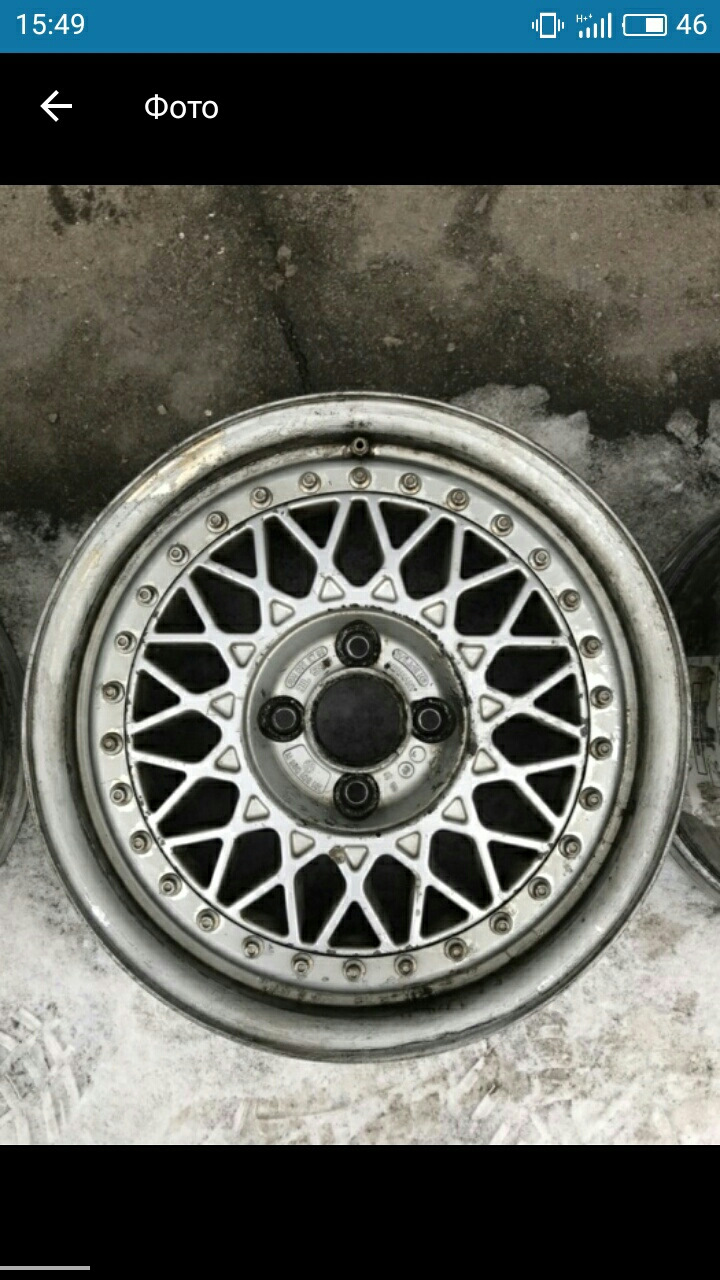 BBS Rm 15/4*100/0.5 6.5j, гараж, рекароси wait --👶 4