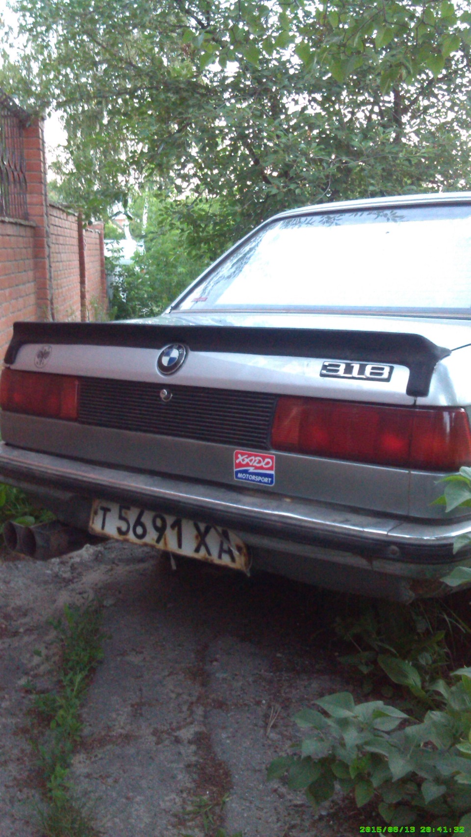 Heckspoiler FOHA на місці + шильдик 318 1
