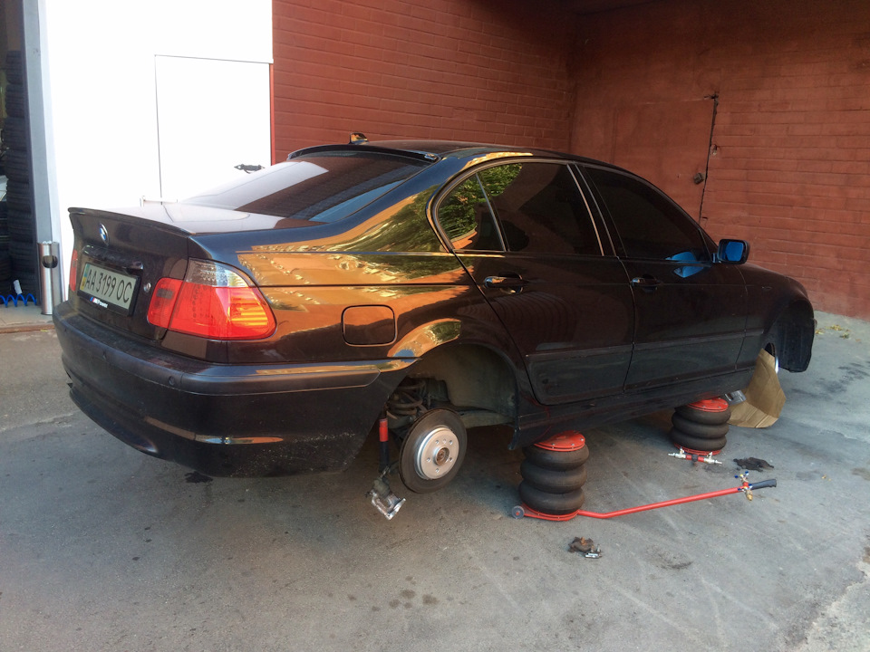 Фарбування супортів BMW e46 1