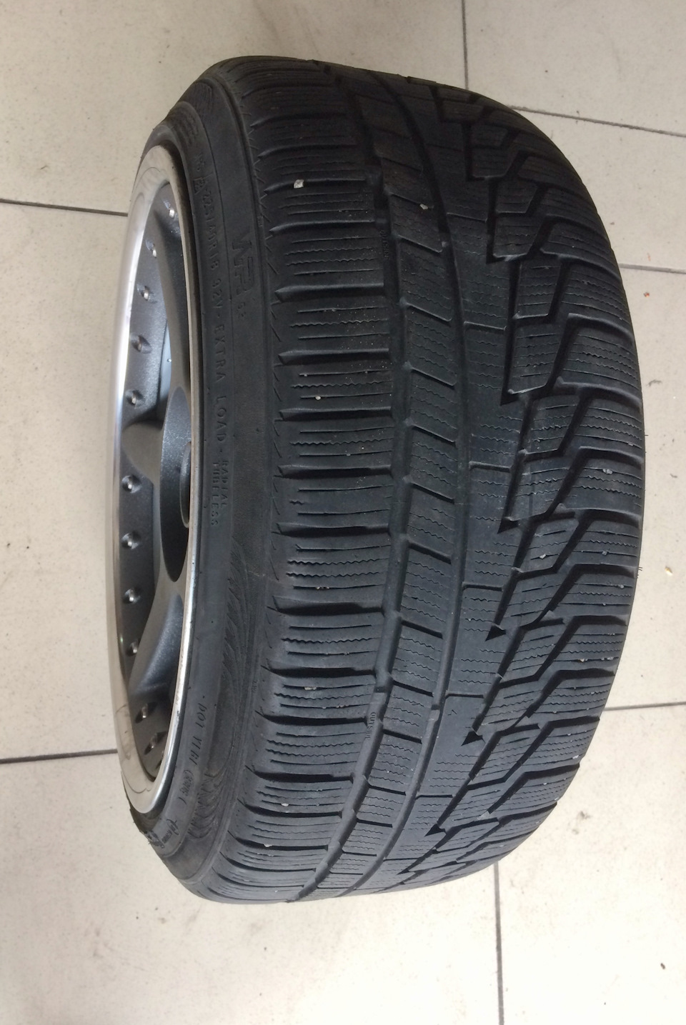 Прикладка BBS MVR 10J + 225/40 R18 на E46 2
