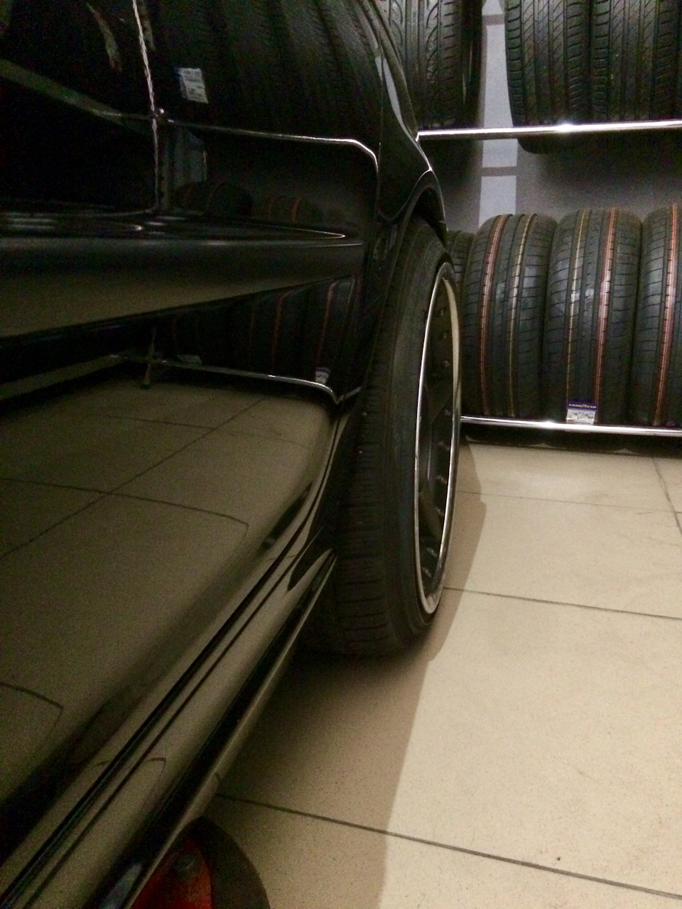 Прикладка BBS MVR 10J + 225/40 R18 на E46 3