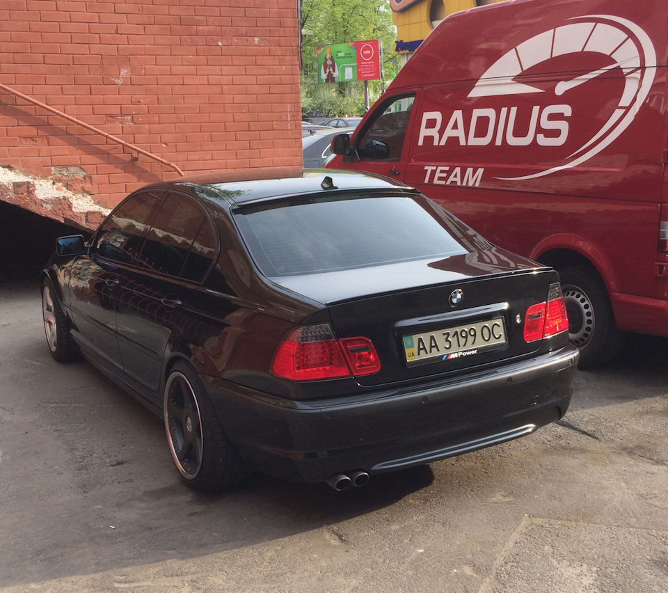 Прикладка BBS MVR 10J + 225/40 R18 на E46 4
