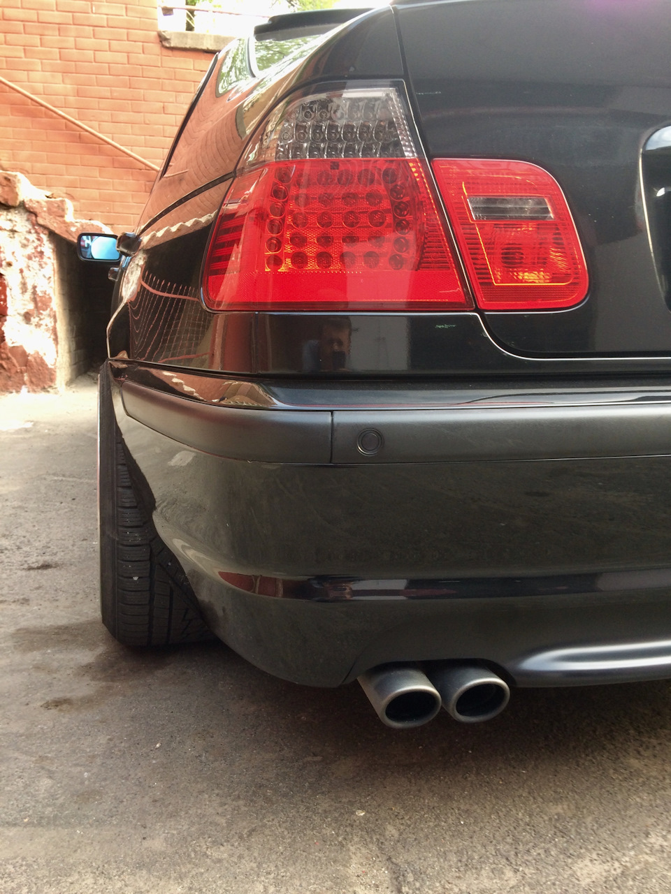 Прикладка BBS MVR 10J + 225/40 R18 на E46 5