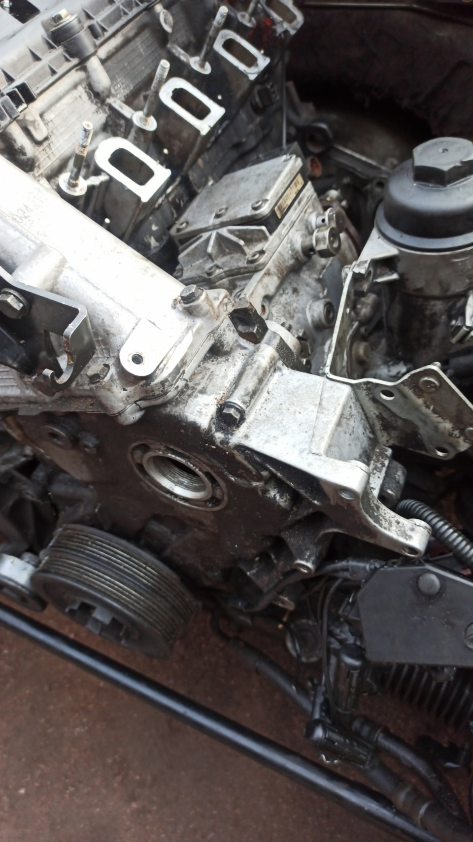 Зняття ТНВД Bosch VP-44 BMW e46 m47 320d 1