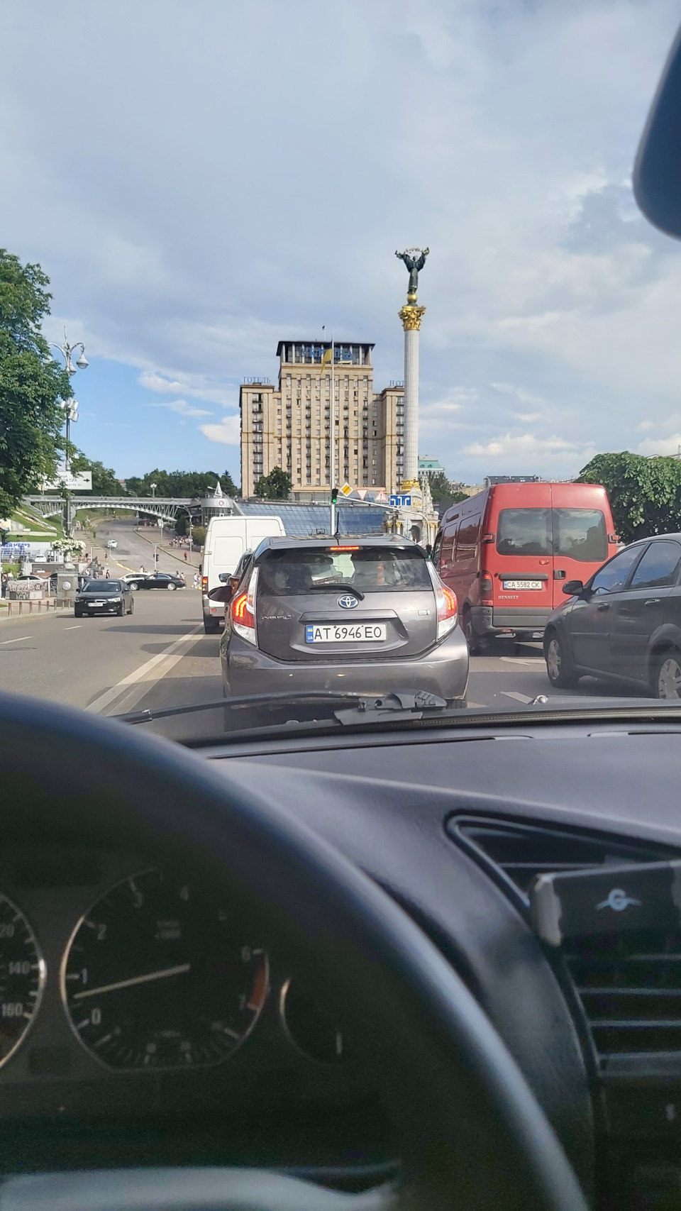 Поїздка до Києва. Перший тест на відстані 5