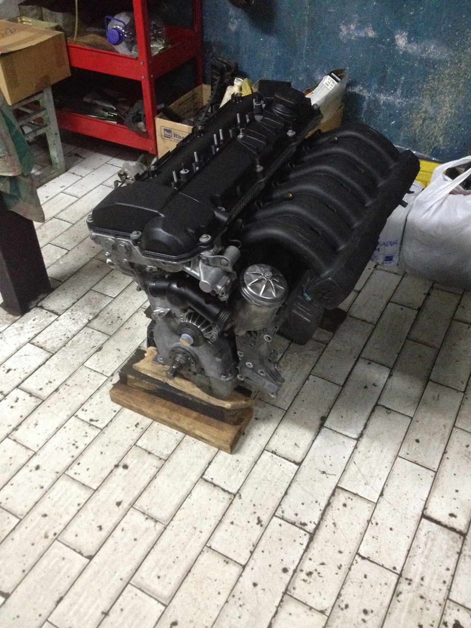 Мотор m50b25->m50b30 4