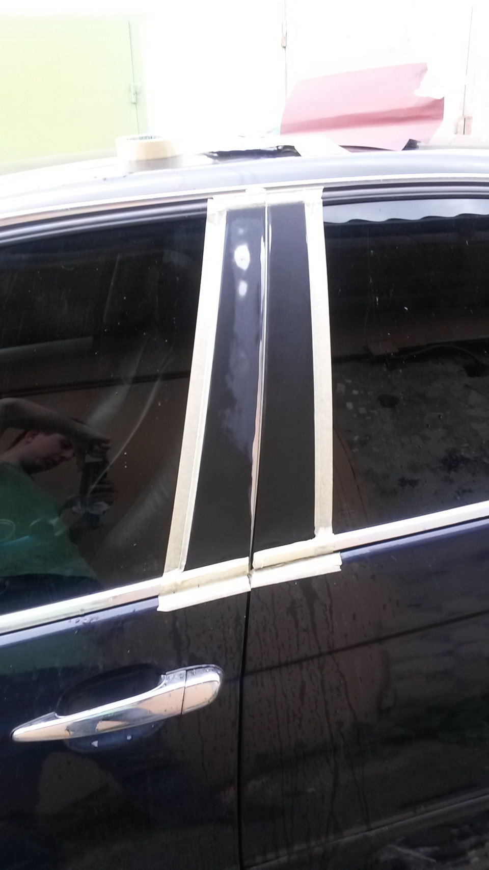 Освіжив накладки стійок дверей 1