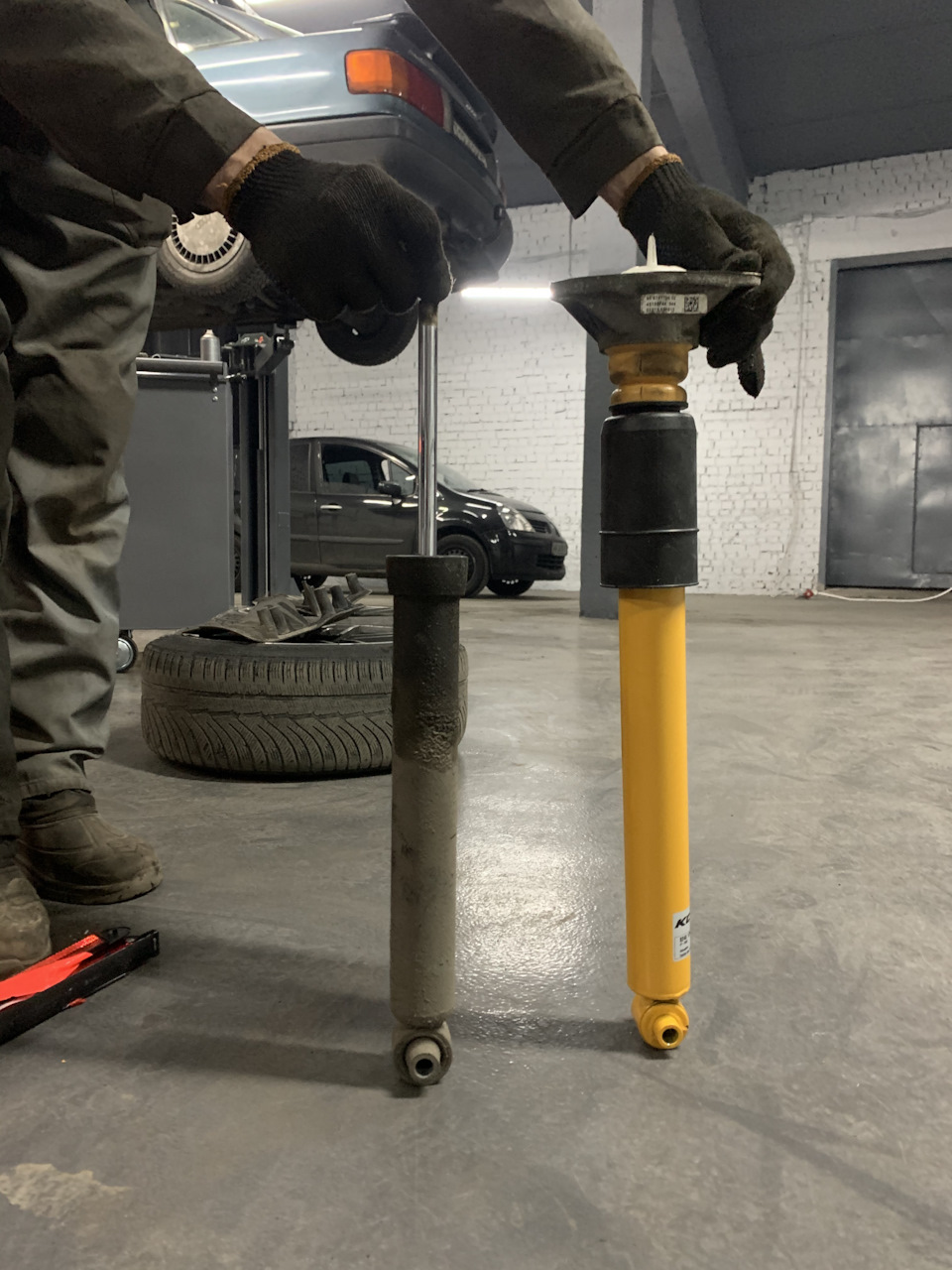 Установка Eibach Pro-Kit + Koni Sport, мінус губа, номер на магнітах 2