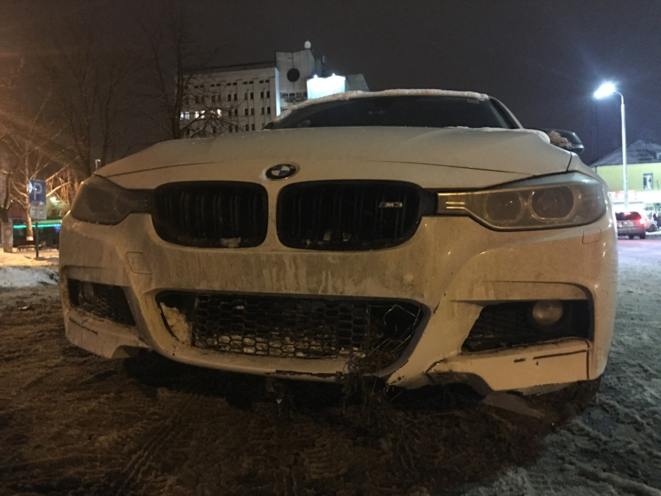Зима, губа, бампер, колодки :) 1