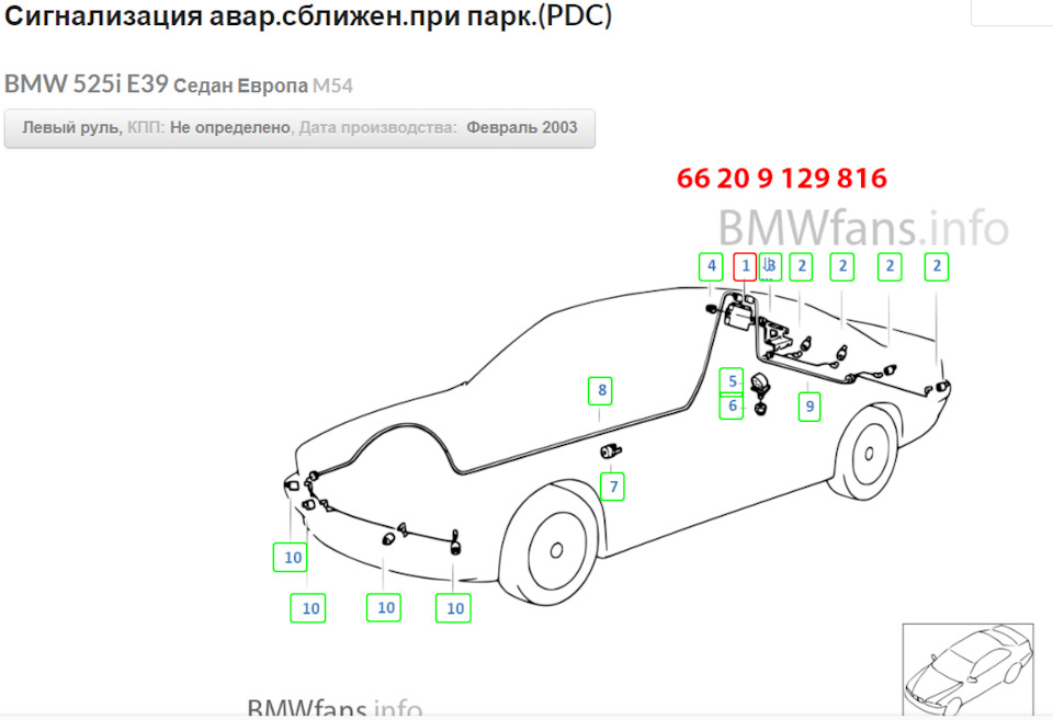 Передні парктронники в e46? 3