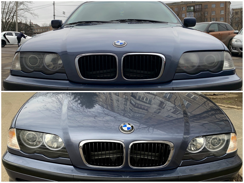 №19 Автосвітло на моїй BMW E46. Полірування фар. Заміна ламп. 1