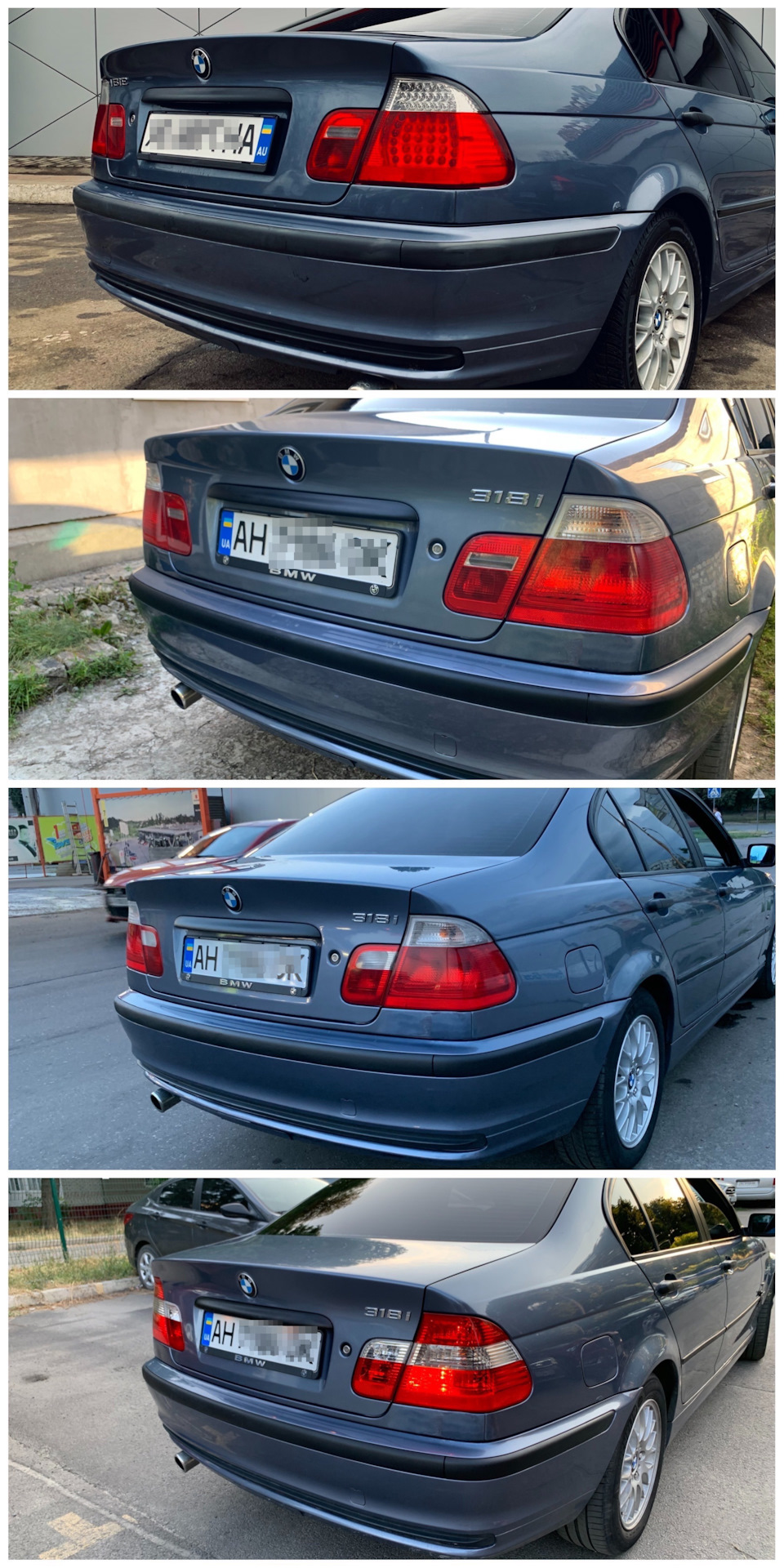 #39 Рестайл ліхтарі на дорест. Facelift. BMW E46. Красива дупа! 2