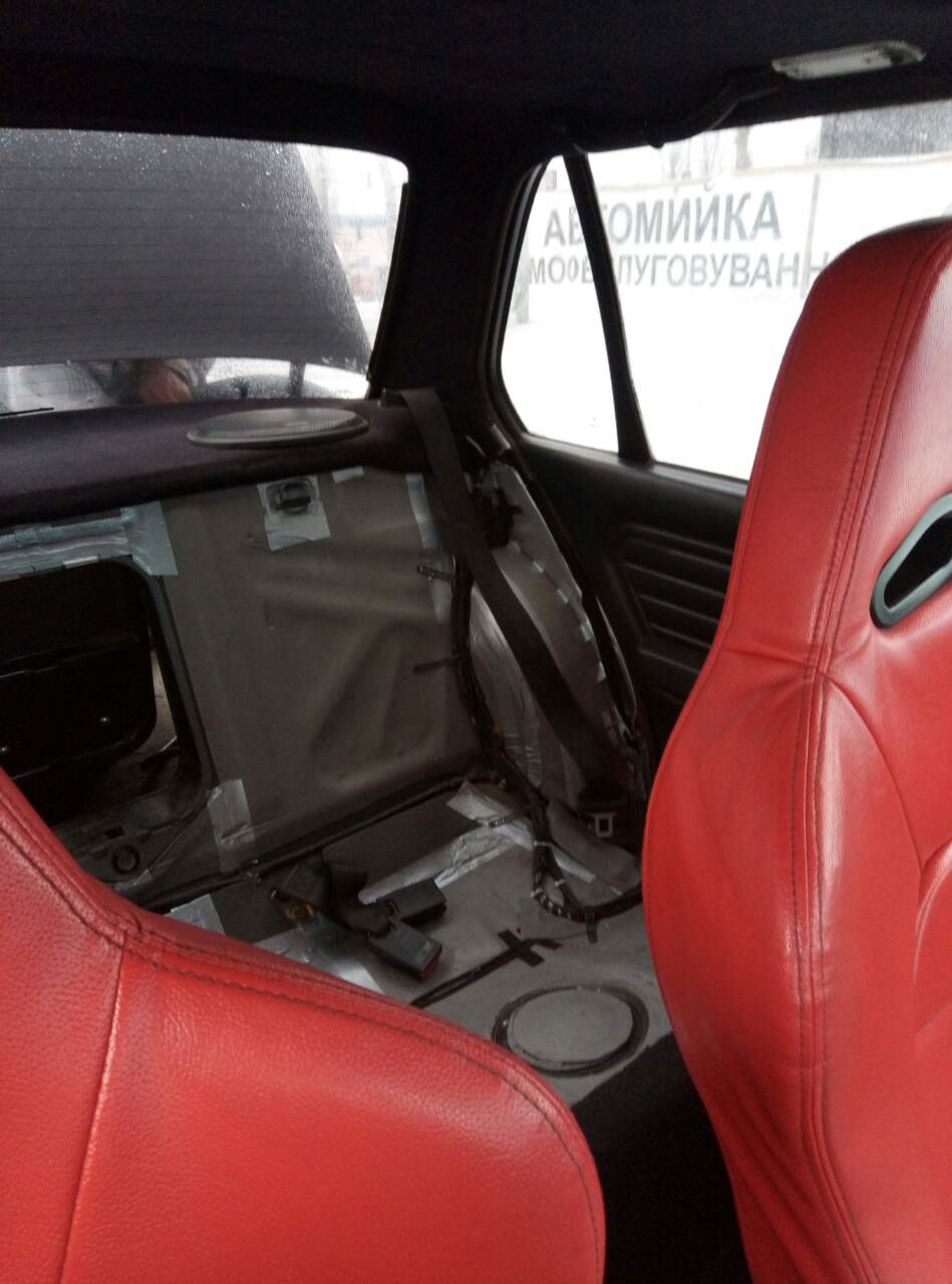 Встановлення сидінь від e46 3