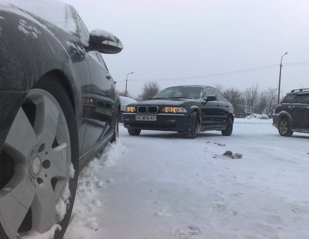 S221 vs E46 =), що повзає 2