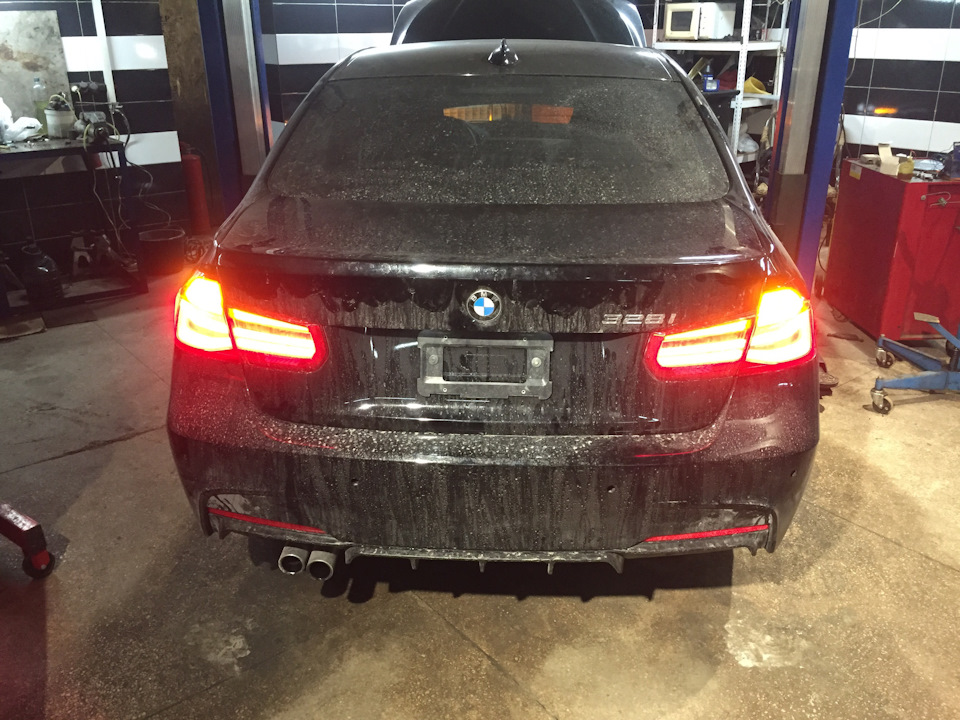 Установка LED Lci ліхтарів на BMW F30 5
