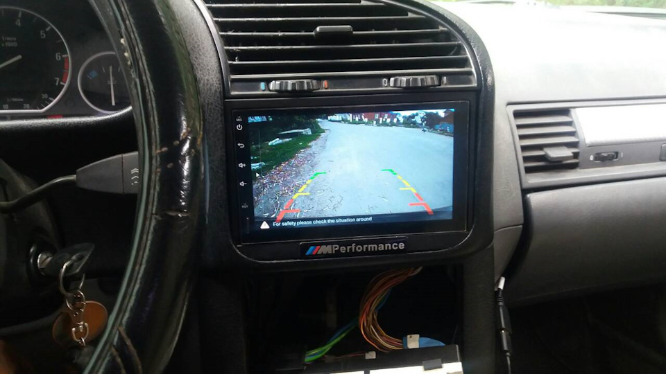 2 din android 7.1 в BMW e36 4