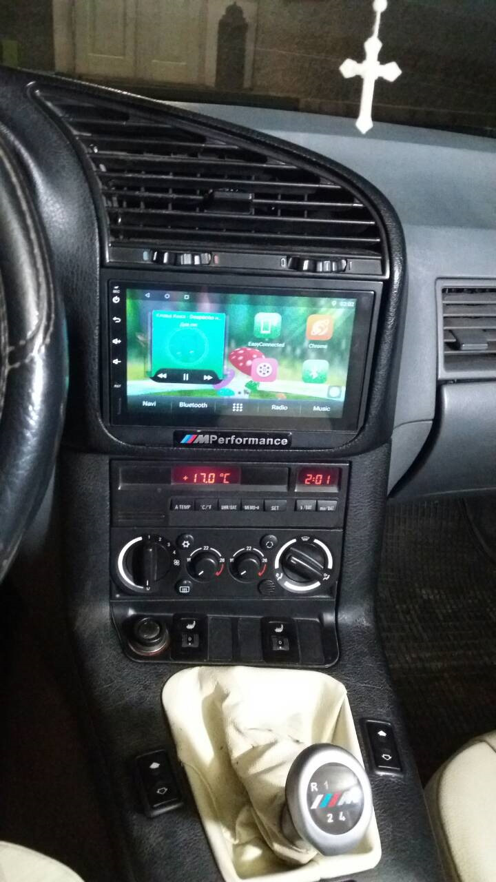 2 din android 7.1 в BMW e36 2