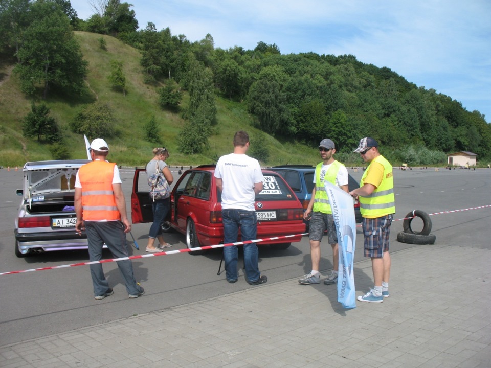 BMW E30 OPEN AIR - фото та результати слалому 1