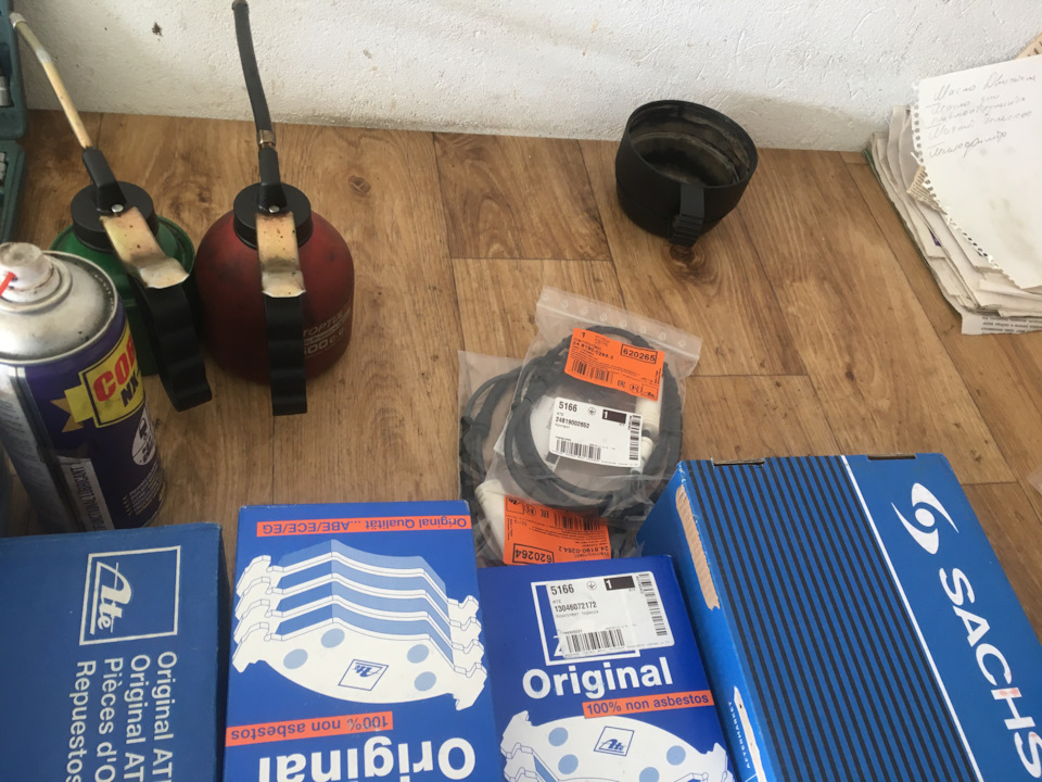 заміна гальм навколо 4