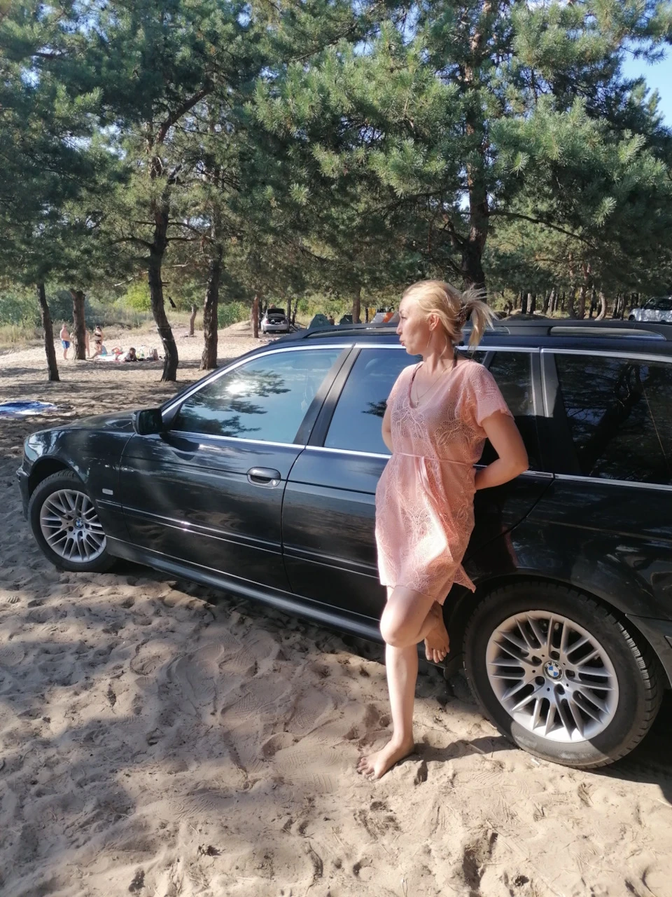 Андрійд голова у BMW E39 Tyuring