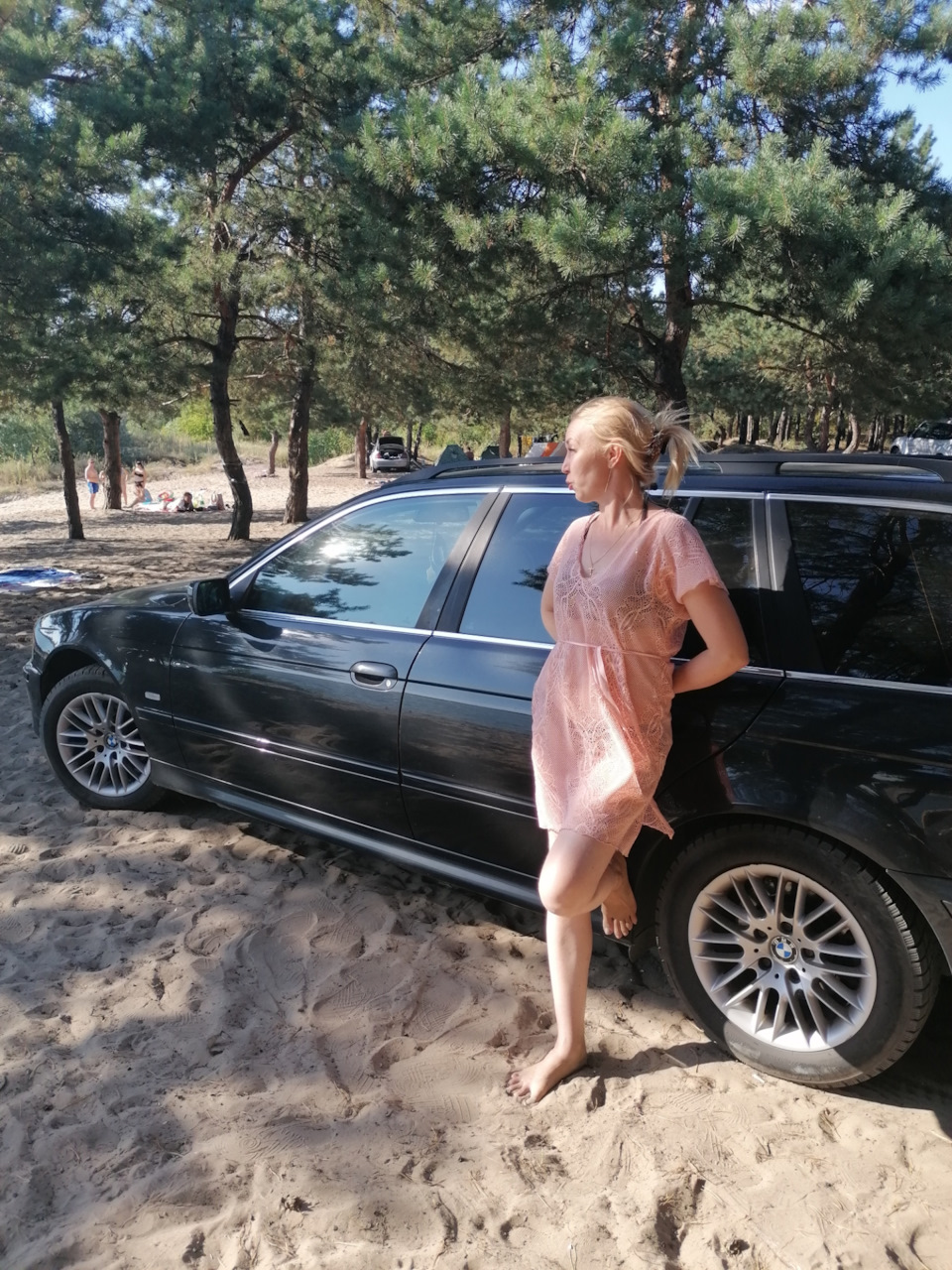 Андрійд голова у BMW E39 Tyuring 1