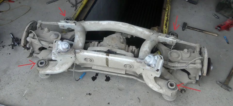 ТО задньої підвіски BMW e39. Частина 1.