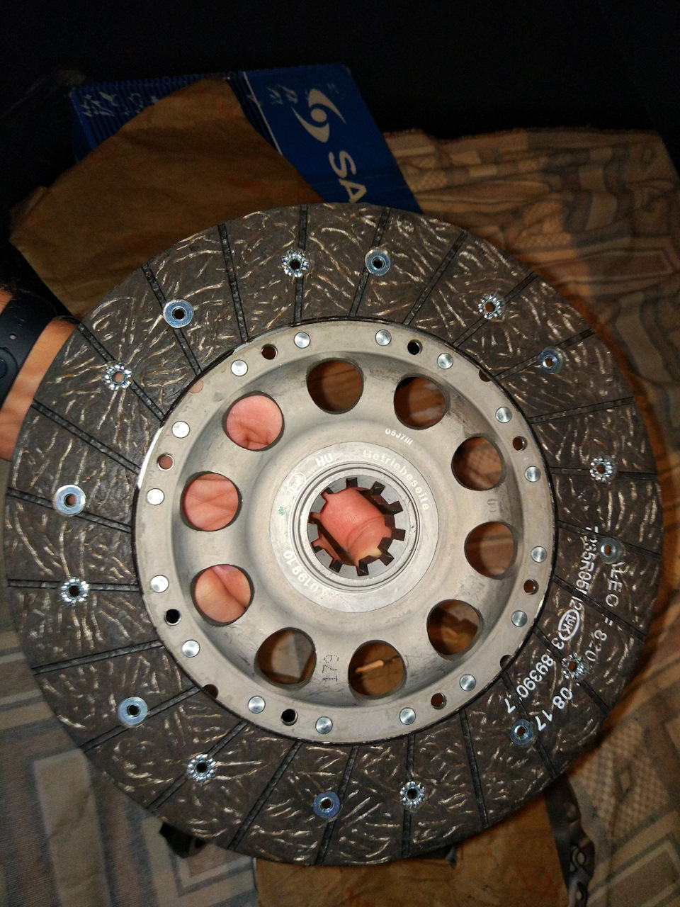 Нове зчеплення на e39 sachs 5