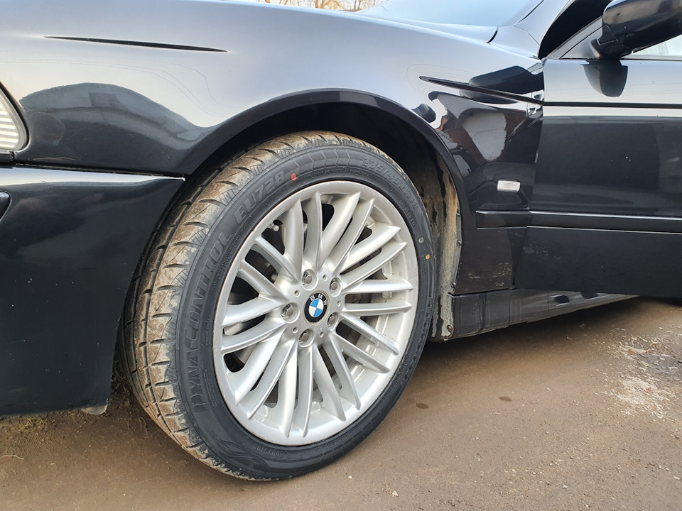 Шиномонтаж частина 1. Заміна дисків на bmw e39 94стиль, ніж туманно. 2