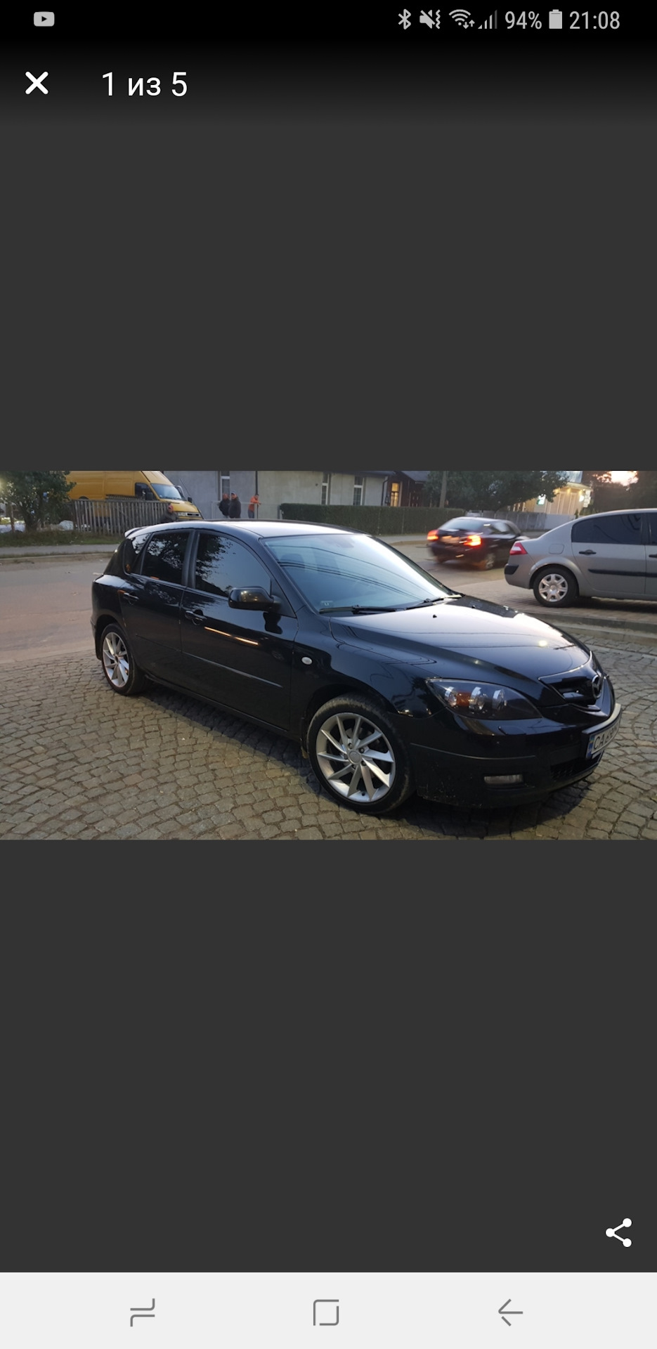 Продам нияштнки с Mazda 6gh 5