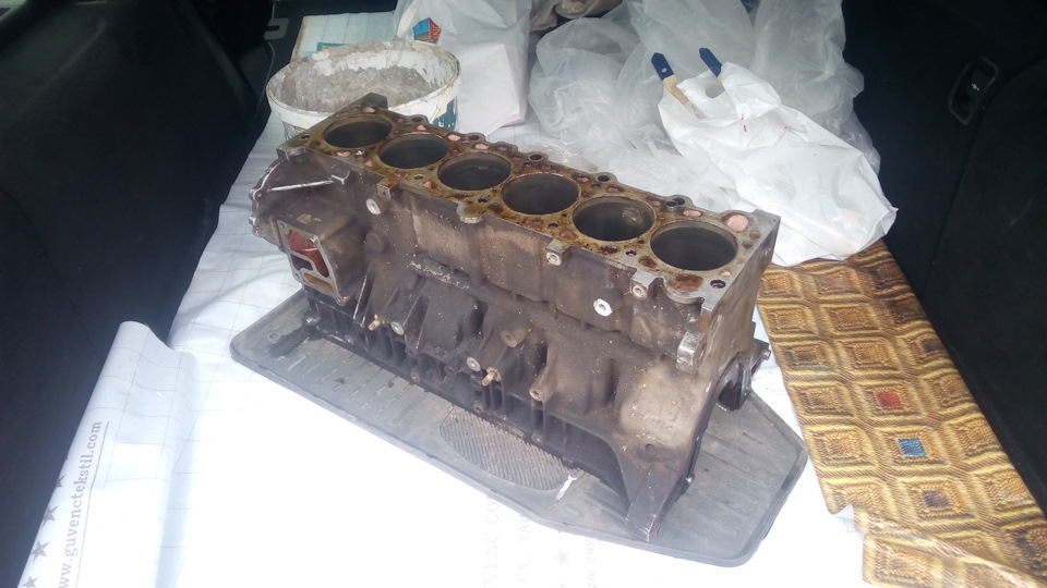 M52B30 ч.7 Роботи з рідним блоком та купленою ГБЦ 2