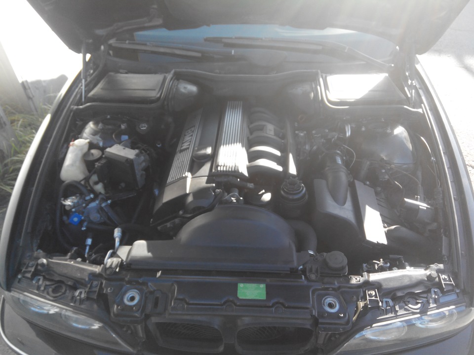 Заміна M52B28, ч.6 Фінал: уст.бампер, активація ГБО 1