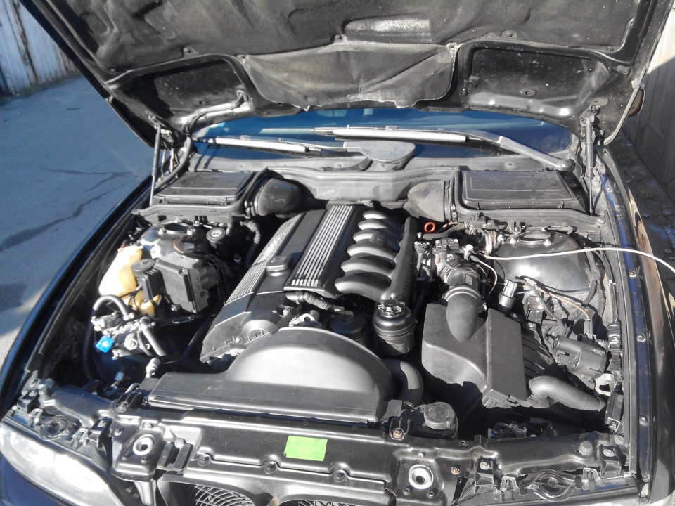 Заміна M52B28, ч.6 Фінал: уст.бампер, активація ГБО 3