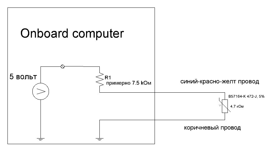 Датчик зовнішньої температури e34. Або завжди -31 або -37. 2