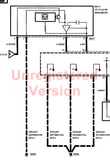 Перевірка витратоміра повітря на моторах M50TU та M60. 2